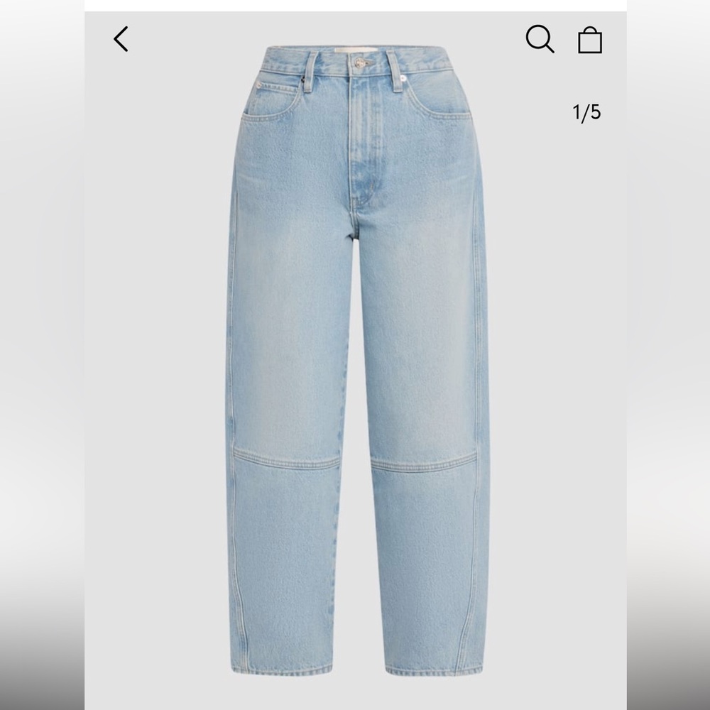 FRAME The Twisted Jeans in Light Wash